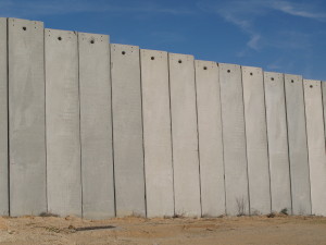 Gaza security fence.