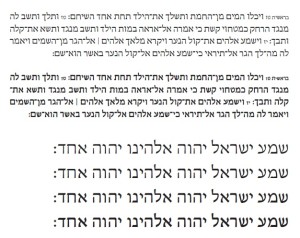 The six weights of Shlomo